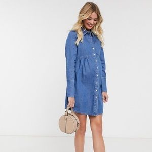 NWT Denim Maternity Dress - ASOS